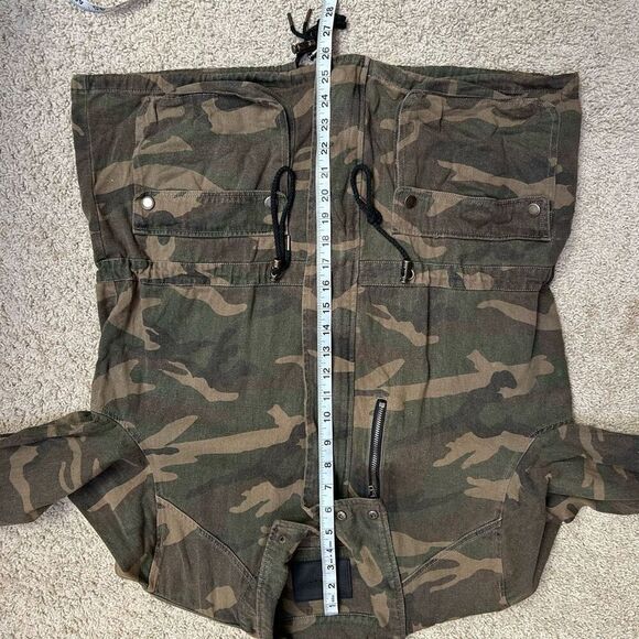 Blank NYC camouflage full zip‎ jacket size M BIN S - Picture 12 of 12